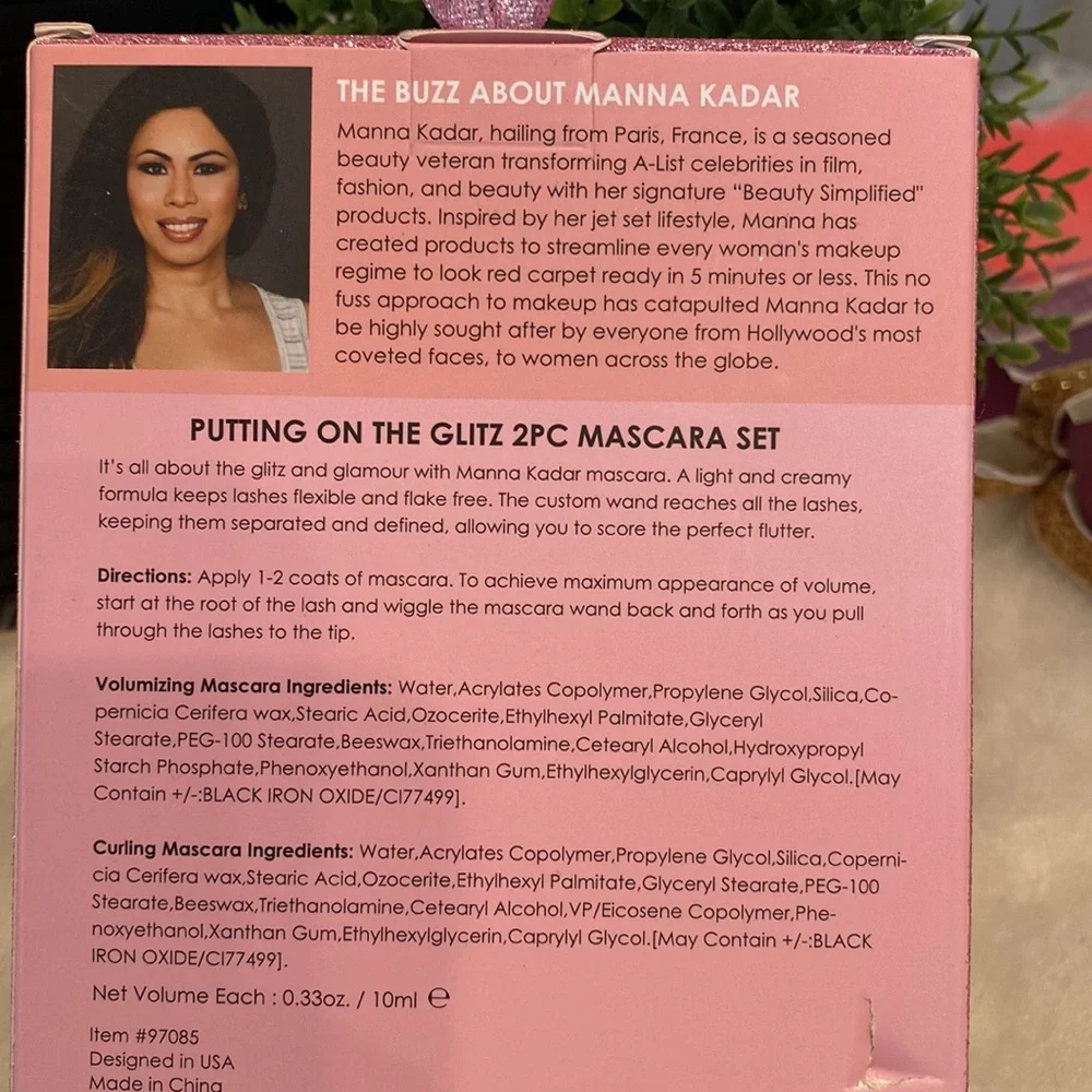 MANNA KADAR 2Pc Mascara Set